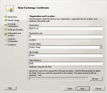 CSR Creation